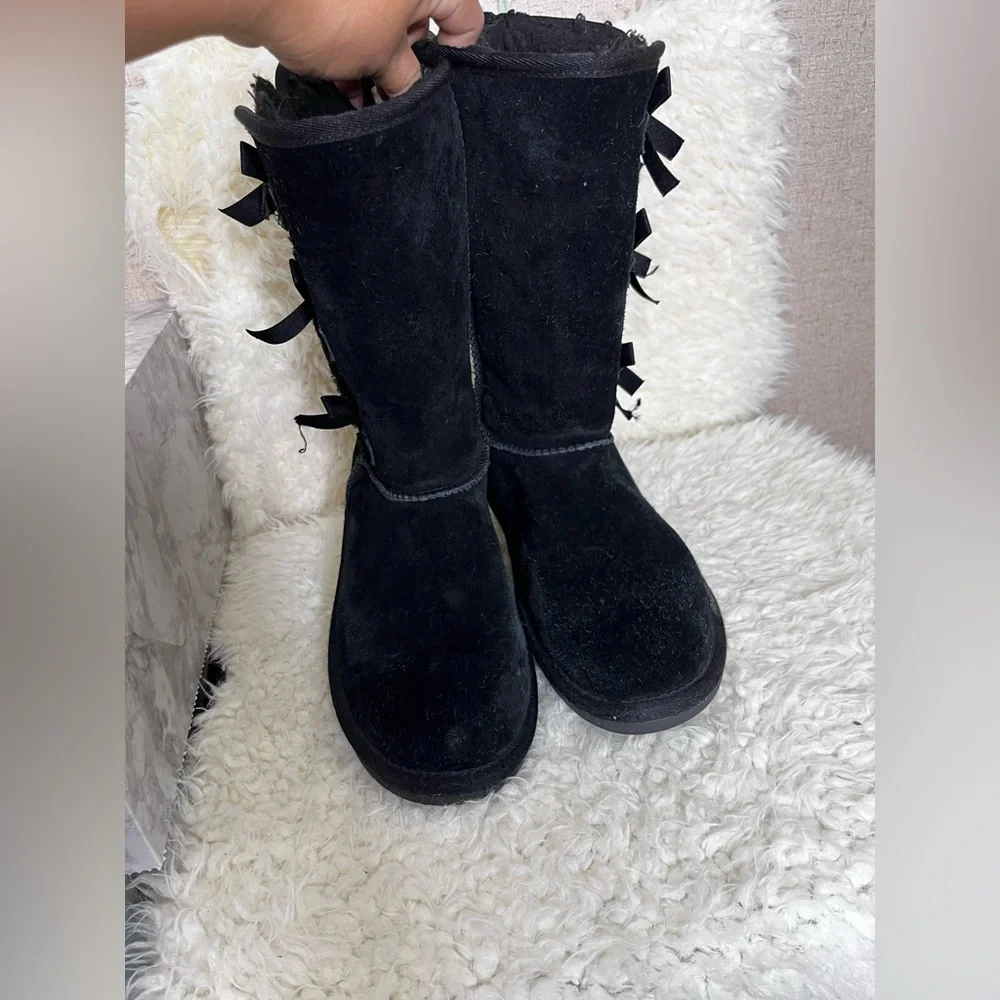Koolaburra By Ugg Boots Girls Size 5 Youth Black